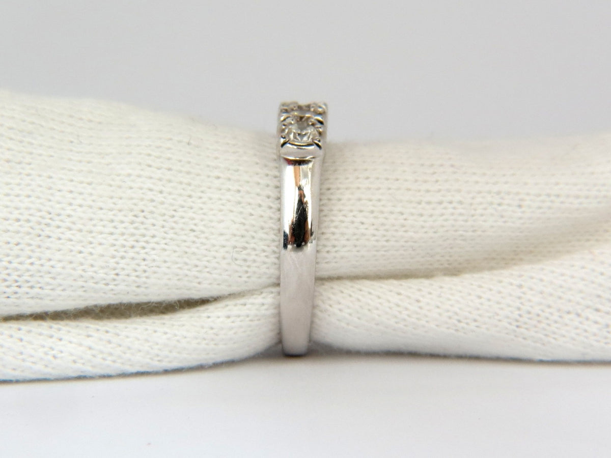 .55CT NATURAL DIAMONDS RING CLASSIC BAND 14KT H/VS *v