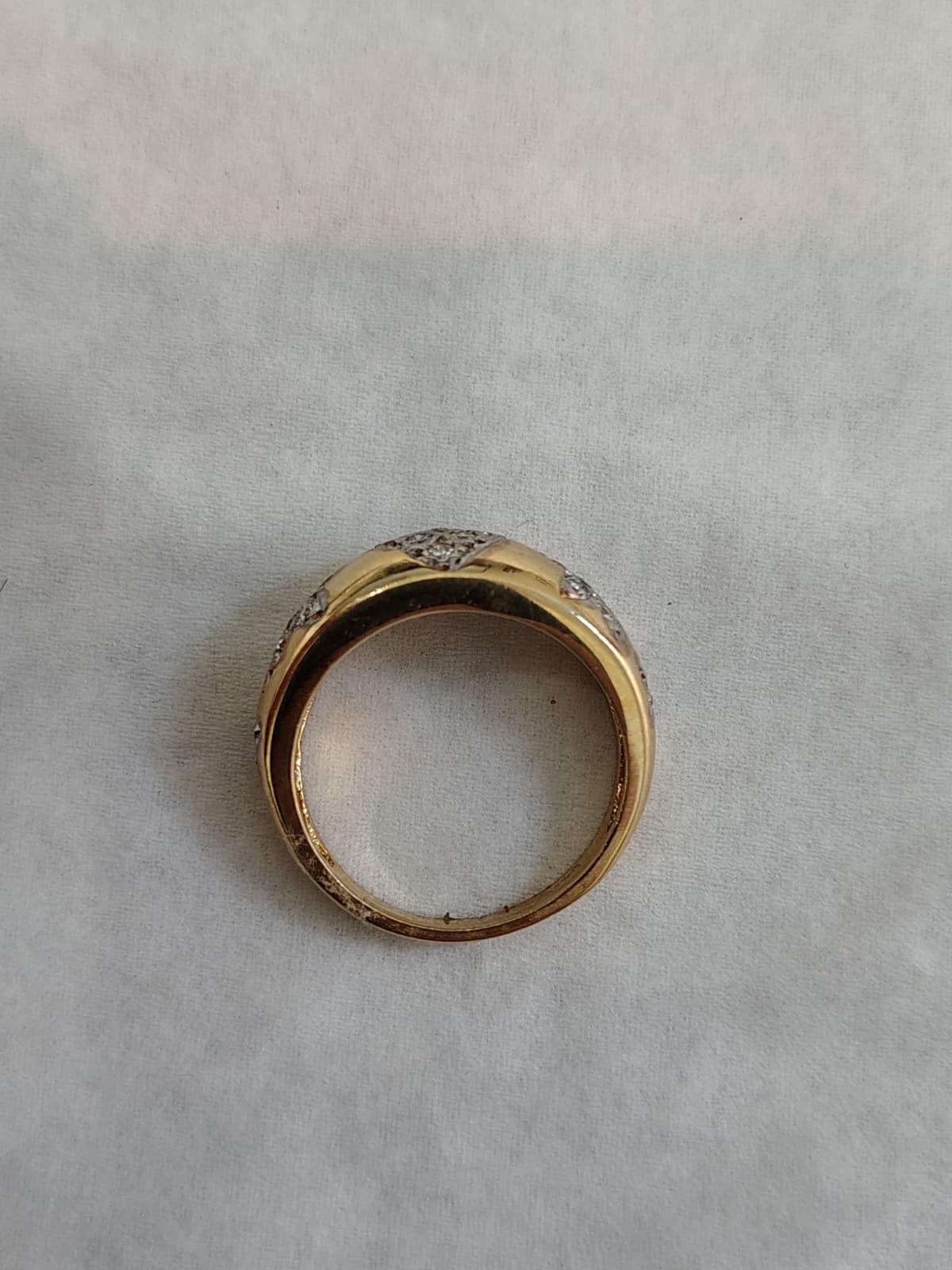 .60ct Diamond Pave Heart and Star Ring 14 Karat Handset 41557**