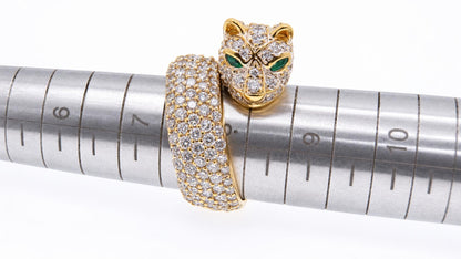 Classic Panther 6ct Natural Diamonds Statement Ring 18kt 95557