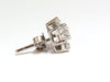 5.50CT NATURAL DIAMONDS FLOATING CLUSTER EARRINGS NECKLACE SUITE 18KT