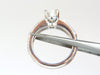 GIA certified 1.30ct. Round cut diamonds ring G/VVS-1 platinum classic & Wreath