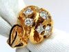3.00CT NATURAL (7) DIAMONDS RAISED DOME VINE TWIST CLUSTER RING 14KT HEAVY