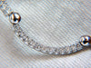 2.26ct NATURAL DIAMONDS MODERN ARCH LINK NECKLACE 14KT BALL HINGE G/VS