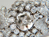 4.00CT NATURAL BRILLIANT DIAMONDS FLORAL COCKTAIL VINE 3D DECO RING 18KT