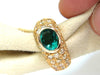 6.30CT ETERNITY NATURAL EMERALD FANCY YELLOW DIAMONDS RING A+ MICRO SET