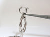 1.26ct NATURAL ROUND DIAMONDS DANGLE ROLLING RINGS EARRINGS 14KT LARGE