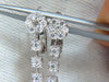 1.70ct NATURAL ROUND DIAMONDS FLOATING CLUSTER DANGLE EARRINGS OMEGA