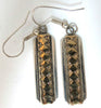 Designer: C. Harrell Dangling earrings & Bangle Bracelet 14kt & 925