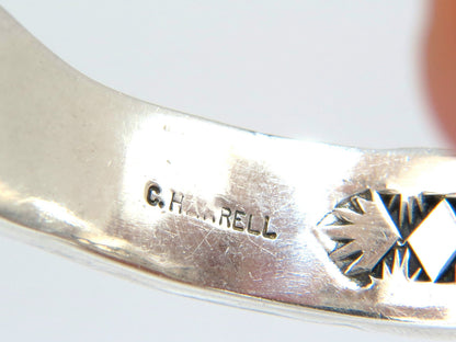 Designer: C. Harrell Dangling earrings & Bangle Bracelet 14kt & 925