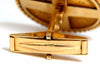1914 (2) $5 .999 BLP US Liberty Gold Coin Cufflinks enamel detail rope twist