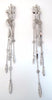 5.00ct natural diamonds modern dangle ball chain drop earrings 18kt