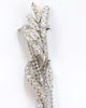 5.00ct natural diamonds modern dangle ball chain drop earrings 18kt