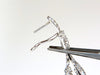 6.00ct natural diamonds modern dangle wishbone petal chandelier earrings 18kt