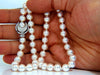 GIA Certified 53 Natural Akoya Pearls Necklace Saltwater Pintada Fucata 18kt