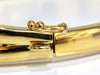 bangle bracelet 14kt .70ct round natural diamonds raised bar mod deco