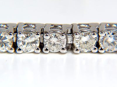 3.70CT NATURAL DIAMONDS CLASSIC TENNIS BRACELET 14KT G/SI-1