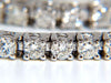 3.70CT NATURAL DIAMONDS CLASSIC TENNIS BRACELET 14KT G/SI-1
