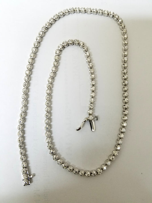 5.75ct Natural Diamonds Necklace