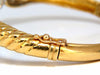 Aquamarine diamonds bangle bracelet 18kt 15.50ct Natural Italian Cluster