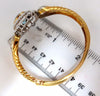 Aquamarine diamonds bangle bracelet 18kt 15.50ct Natural Italian Cluster