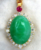AGL Certified 48.62ct Natural Jade diamond necklace