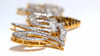 Maria Brooch Pin 2.00ct natural sapphire diamonds 14kt