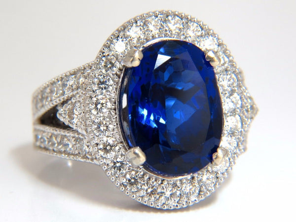 10.00ct natural amethyst diamonds ring 14kt Vivid Color