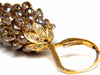 60.15ct Natural Fancy color briolette diamond dangle earrings 18kt grapevine
