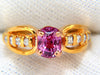 GIA 2.27CT NATURAL NO HEAT PINK SAPPHIRE DIAMOND RING UNHEATED COLLECTIONS
