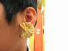 18kt 3D Hobo Chick Retro Clip earrings
