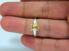 GIA Certified 2.12ct. Fancy Yellow Radian cut diamond ring 14kt