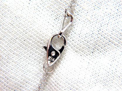 1.50ct diamonds halo cluster necklace 14kt. G/VS