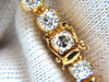 5.40ct natural diamond tennis bracelet / Victorian High Profile Petite 14kt