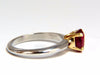 GIA Certified 1.23ct Natural Ruby Ring 18kt / Platinum Engagement
