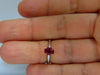 GIA Certified 1.23ct Natural Ruby Ring 18kt / Platinum Engagement