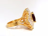 GIA Certified 5.08ct. Natural Ruby Diamonds ring 18kt Ballerina Prime