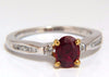 GIA Certified .98ct Natural Ruby Ring 14kt