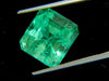 GIA CERTIFIED 10.16CT NATURAL COLOMBIAN GREEN EMERALD SQUARE CUT COLLECTOR VIVID