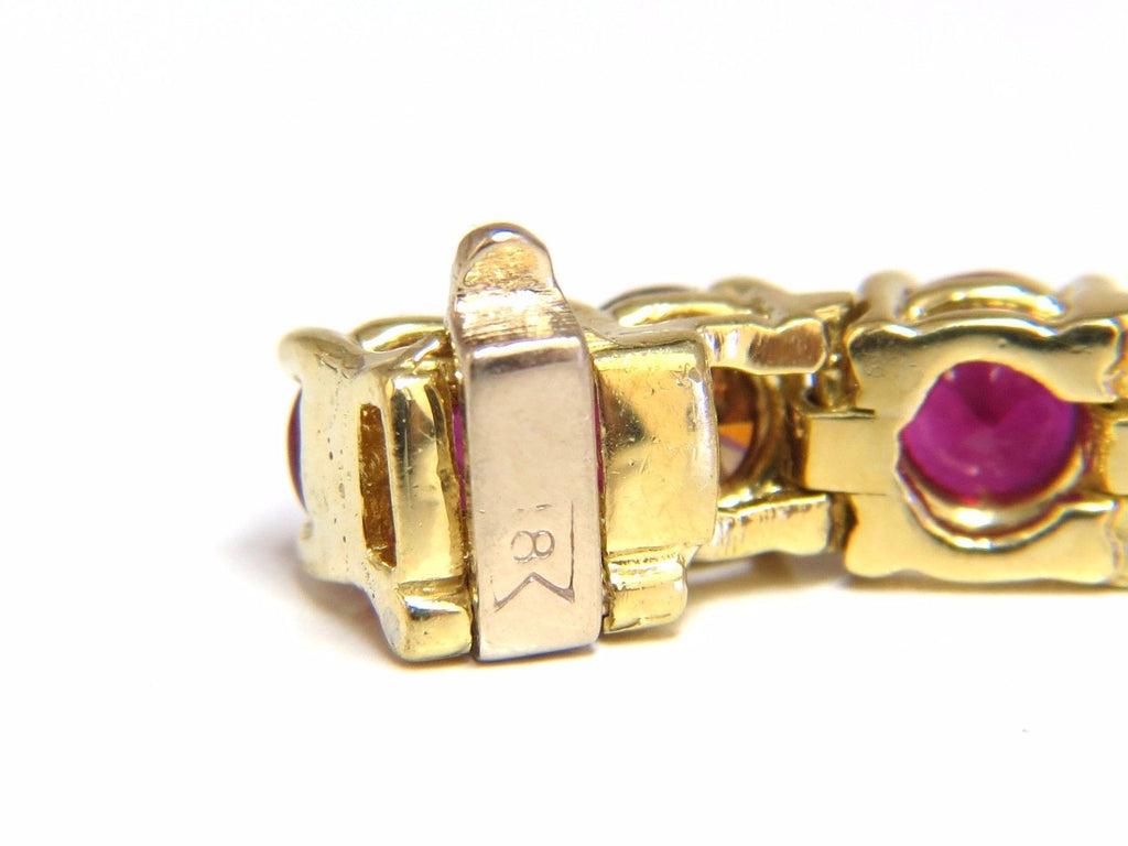 Ruby bracelet in yellow gold | KLENOTA