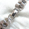 925 Sterling Silver 16 inch Reversible Coil Linked Necklace