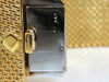 14kt. Gold Wide Mesh Spade Onlay Bracelet Cuff 80 Gram