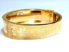 14kt. Gold Florentine Engraving Wide Bangle Bracelet