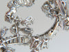 5.00ct Diamonds cluster brooch pendant pin Platinum Estate Cluster Cocktail