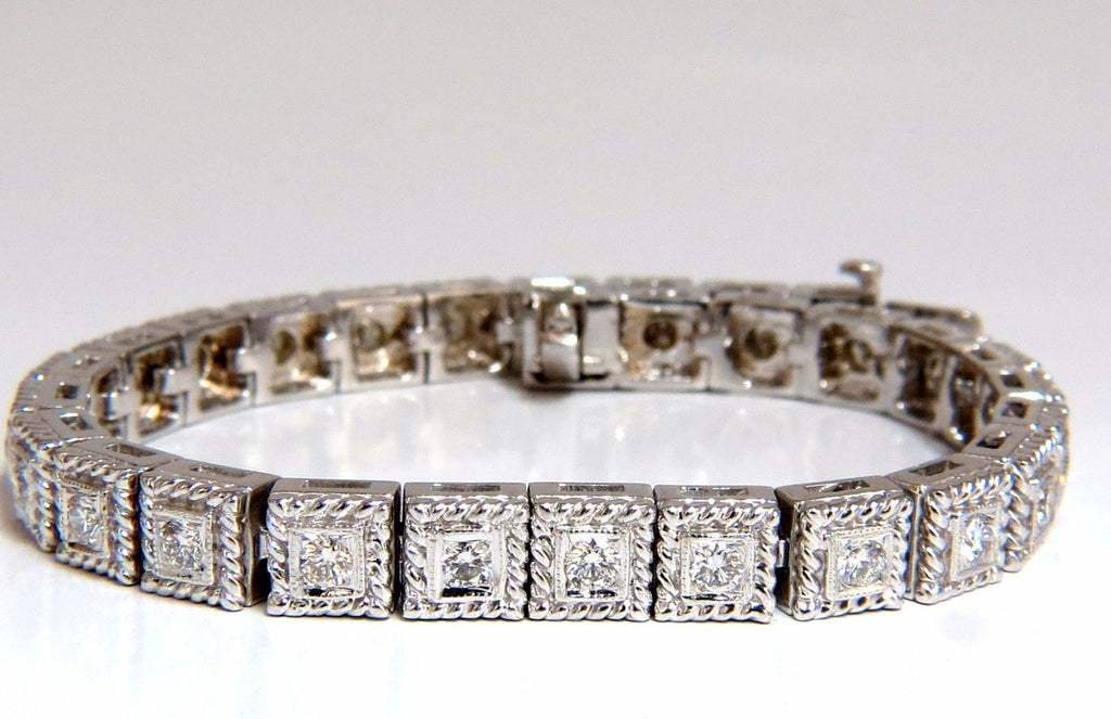 Diamond Twist Tennis Bracelet