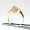 1.62ct natural fancy color diamond ring 14kt.