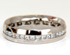 1.50ct Natural Princess cut diamonds eternity ring 14kt Comfort 5mm