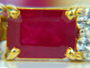 GIA 18KT 23.46CT NATURAL RUBY DIAMOND BRACELET BLOOD VIVID SUPER GEM