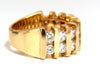 1.80 Natural Round Diamond Band Ring 14kt channel row