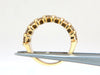 1.80 Natural Round Diamond Band Ring 14kt channel row