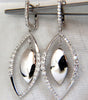 1.26CT Diamonds Marquise Form Dangle & Inner Earrings G/VS 14KT